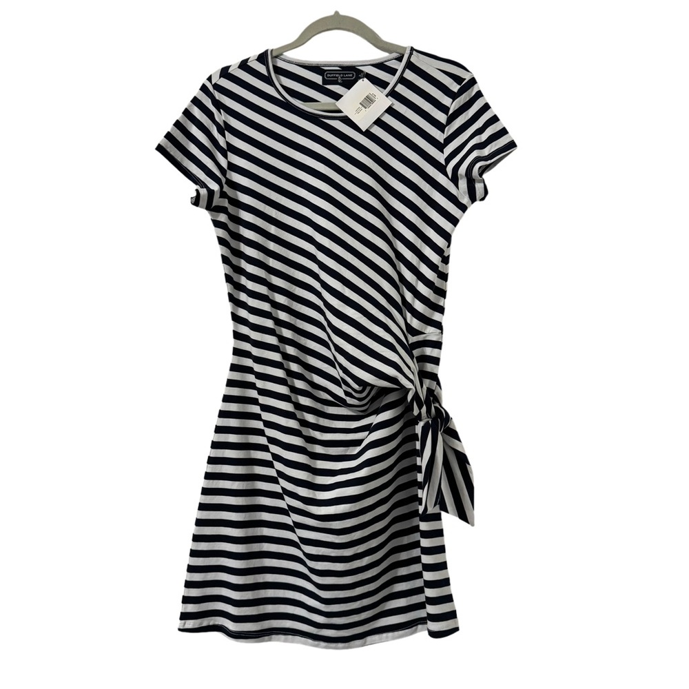 Duffield Lane Women’s Lexi Dress in Navy Stripe Size‎ S